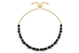 Boho Betty - Harmony Black Spinel Gold Bracelet