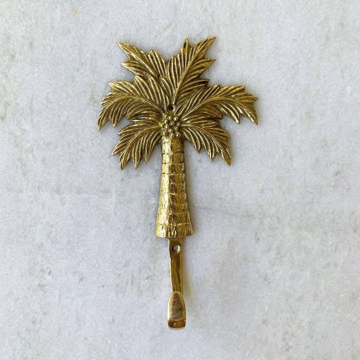 Ocean Luxe - Gold and Antique Coconut Palm Hook: Antique Ocean Luxe