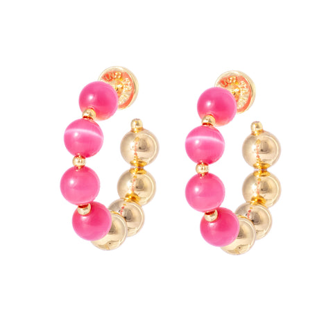 Talis Chains - Tokyo Earrings - Pink Talis Chains