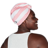 Dock & Bay UK - Dock & Bay Hair Wrap - Quick Dry Hair Towel - Malibu Pink: One Size