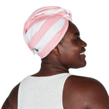 Dock & Bay UK - Dock & Bay Hair Wrap - Quick Dry Hair Towel - Malibu Pink: One Size Dock & Bay UK