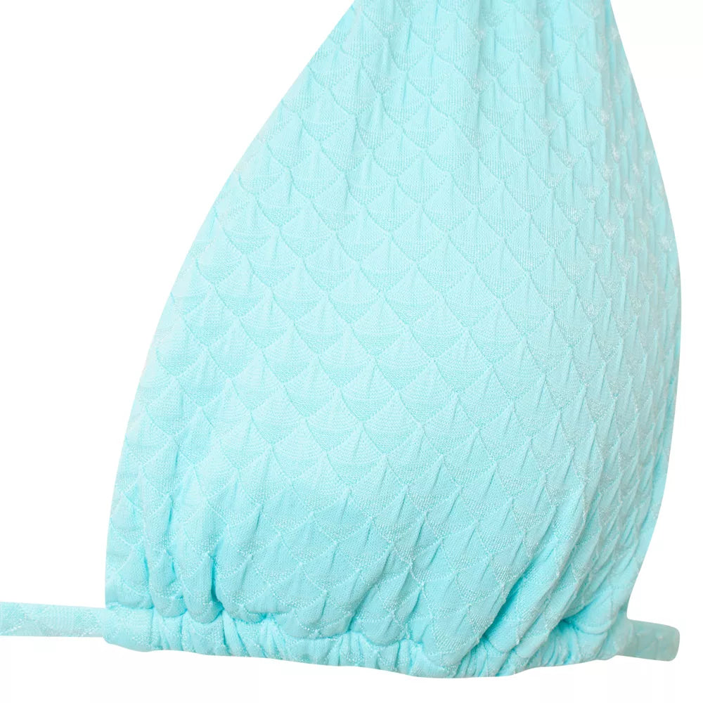 NAIA beach Bora Bora bikini top Azure blue
