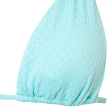 NAIA beach Bora Bora bikini top Azure blue