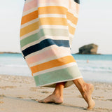 Atlantic Blankets - Seakind Striped Recycled Cotton Blanket: Standard 160 x 110cm