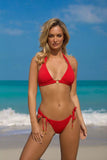 NAIA BEACH - Ursula Bikini Brief - Red