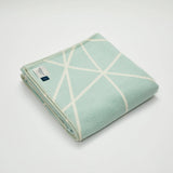 Atlantic Blankets - Seafoam Portolan Recycled Cotton Blanket: Large 160 x 200cm