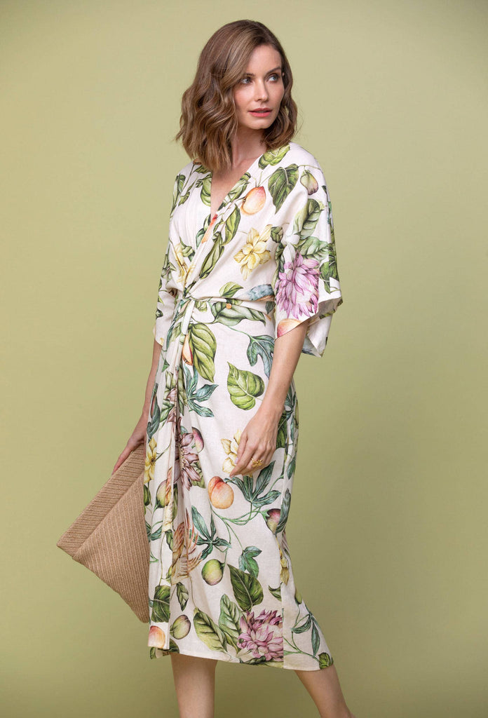 Greenkiss - PASSION LINEN TWIST DRESS