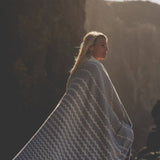 Atlantic Blankets - Grey Swell Recycled Cotton Blanket: Large 160 x 200cm