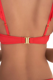 NAIA beach Eze bandeau bikini top Magenta Mustique