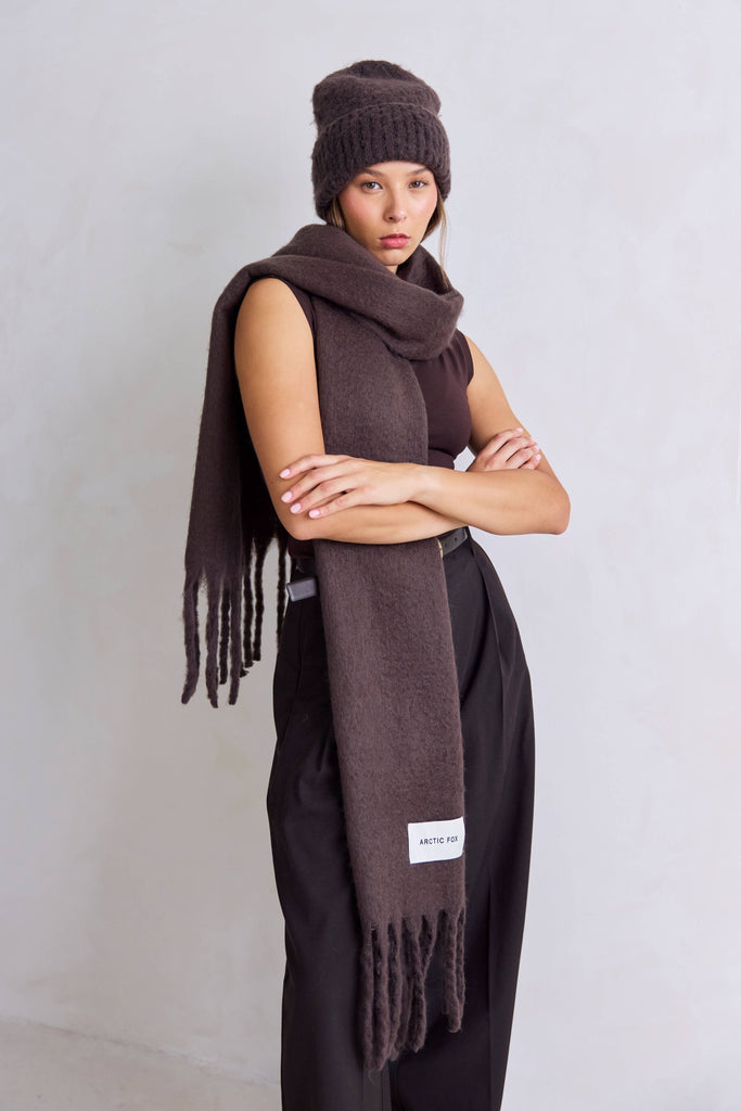 ARCTIC FOX & CO. - The Reykjavik Beanie Hat - 100% Recycled - Ground Coffee