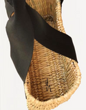 MARRAKECH METACRAFT LTD - Moroccan weaved baskets picnic basket with large strapes: Large
