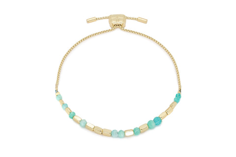 Boho Betty - Encourage Amazonite Gold Bracelet