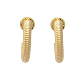 Talis Chains - Ridge Hoop Earrings - Gold Talis Chains