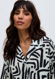 Raffya - Nicola Button Down Warhol Print Shirt In Multi: 10