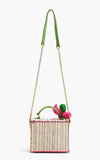 America & Beyond - Glam Doll Floral Top Handle Bag