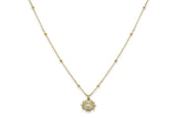 Boho Betty - Mami Evil Eye Gold Long CZ Necklace