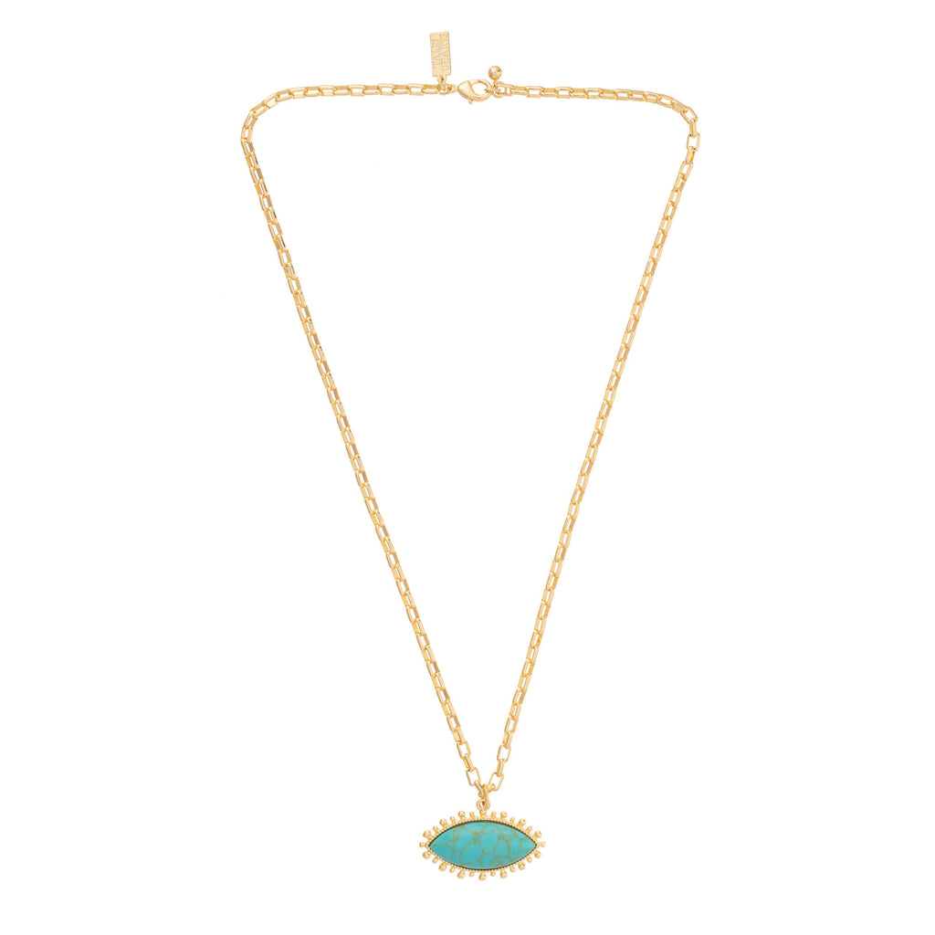 Talis Chains - Turquoise Pendant Necklace Talis Chains