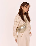 Maradji - GOLD MACRAMÉ LEATHER FANNY PACK NICOLE