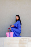Cockatoo - Large Hot Pink Wiggle Weave Bag