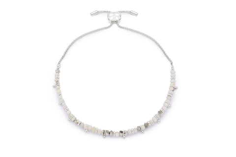 Boho Betty - Harmony White Howlite Silver