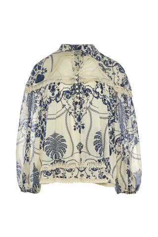 DEVOTION TWINS Positano Victoria lace beach resort wear shirt