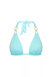 NAIA beach Bora Bora bikini top Azure blue