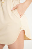 NAIA BEACH - Nina Gold Studded Jersey Dress NAIA Beach beach to bar beach wear gold Jersey dress kaftan Naia