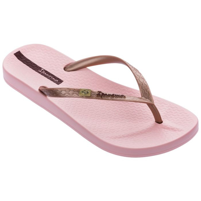 Ipanema Beach - Anatomic Brazil Ladies Flip Flops - Rose Pink Flip Flops Ipanema 100% recyclable PVC flip flops anatomic beach beach flip flops beach wear Brazilian flip flops comfy flip flops designer flip flops eco flip flops flip flops gold flip flops Ipanema Ipanema beach Ipanema beach flipflops Ipanema flip flops ladies flip flops pool shoes pvc flip flops recycle flip flops summer shoes