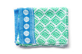 Ollie Burwell - Geo - Green | Voile | Hand Printed Sarong