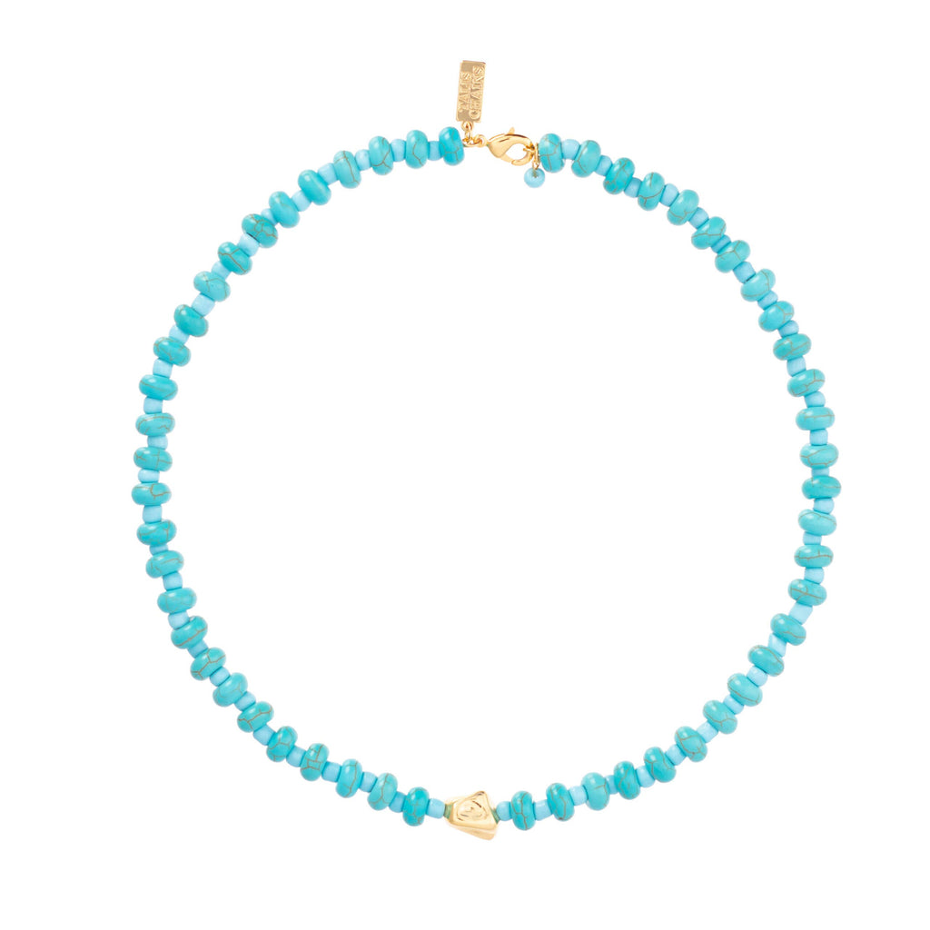 Talis Chains - Turquoise Beaded Choker Talis Chains
