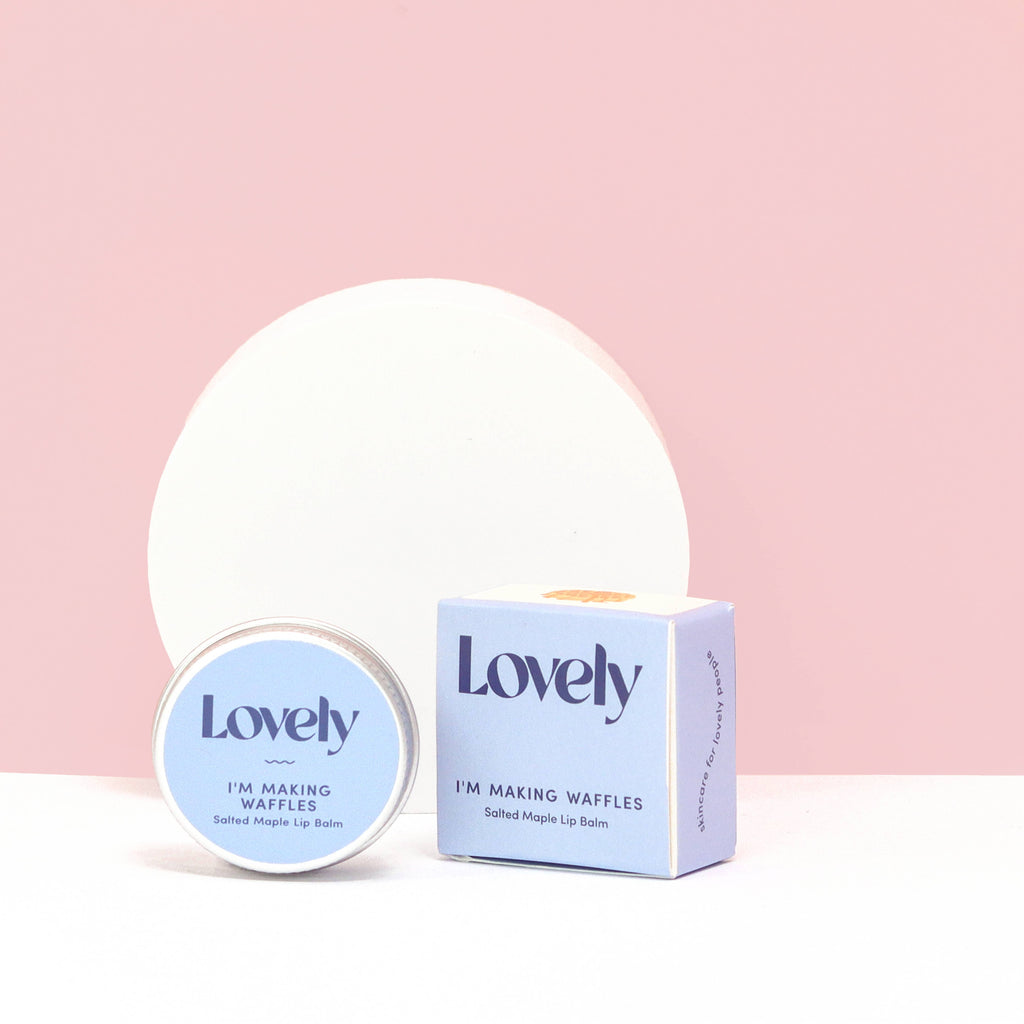 Lovely Skincare - Lip Balm - I'm Making Waffles - Salted Maple
