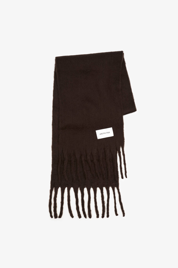 ARCTIC FOX & CO. - The Reykjavik Scarf - 100% Recycled - Ground Coffee - AW25