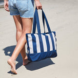 Dock & Bay UK - Dock & Bay Canvas Beach Bags - Whitsunday Blue: One Size