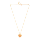 Talis Chains - Mini Heart Pendant Necklace - Pink Jade Talis Chains