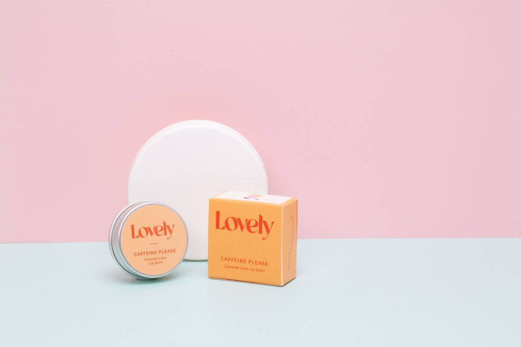 Lovely Skincare - Lip Balm - Caffeine Please - Caramel Latte