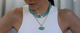 Talis Chains - Turquoise Beaded Choker Talis Chains