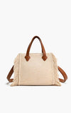 America & Beyond - Temur Leopard Fringed Tote