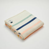 Atlantic Blankets - Seakind Striped Recycled Cotton Blanket: Standard 160 x 110cm
