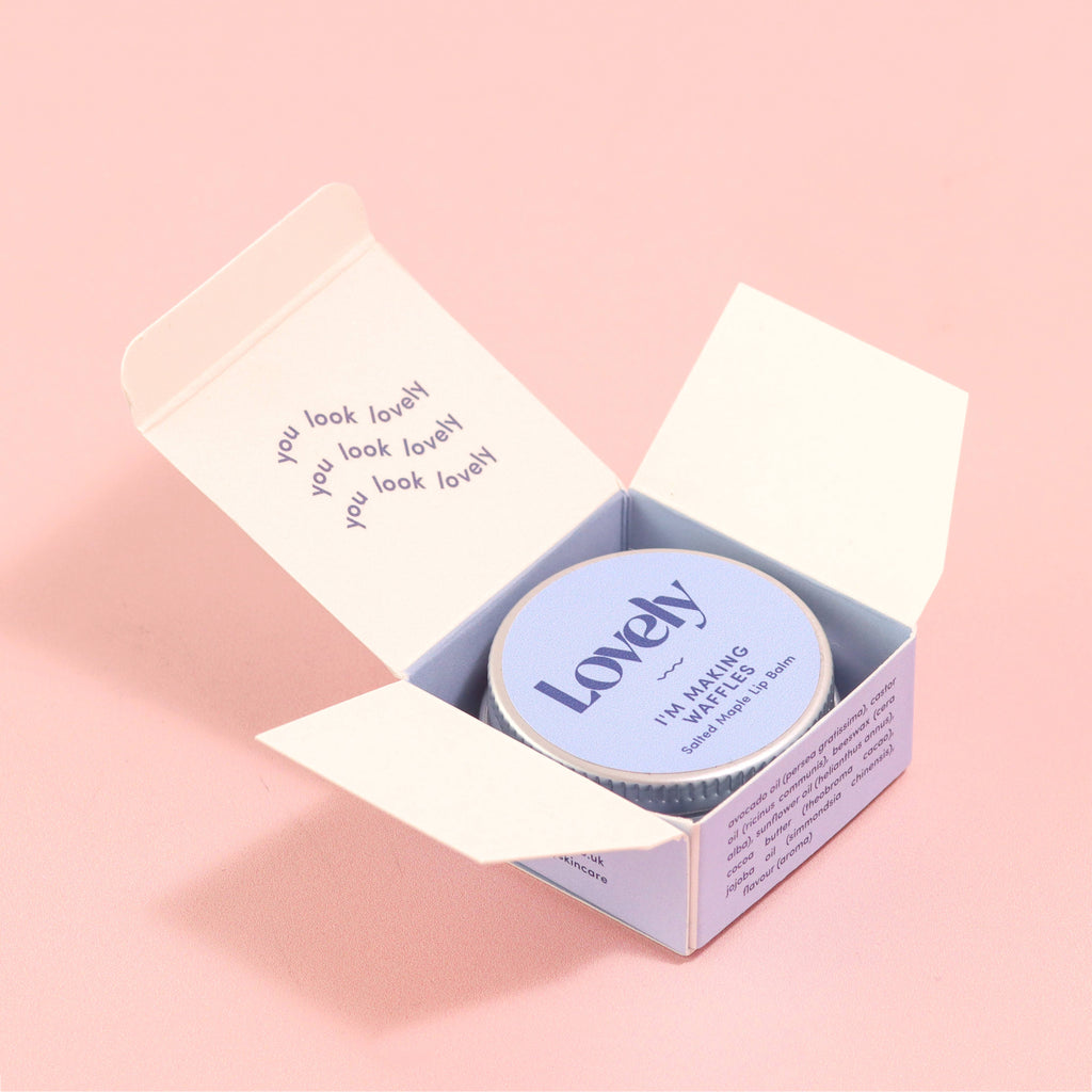 Lovely Skincare - Lip Balm - I'm Making Waffles - Salted Maple