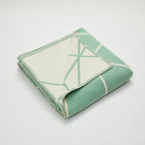 Atlantic Blankets - Seafoam Portolan Recycled Cotton Blanket: Large 160 x 200cm