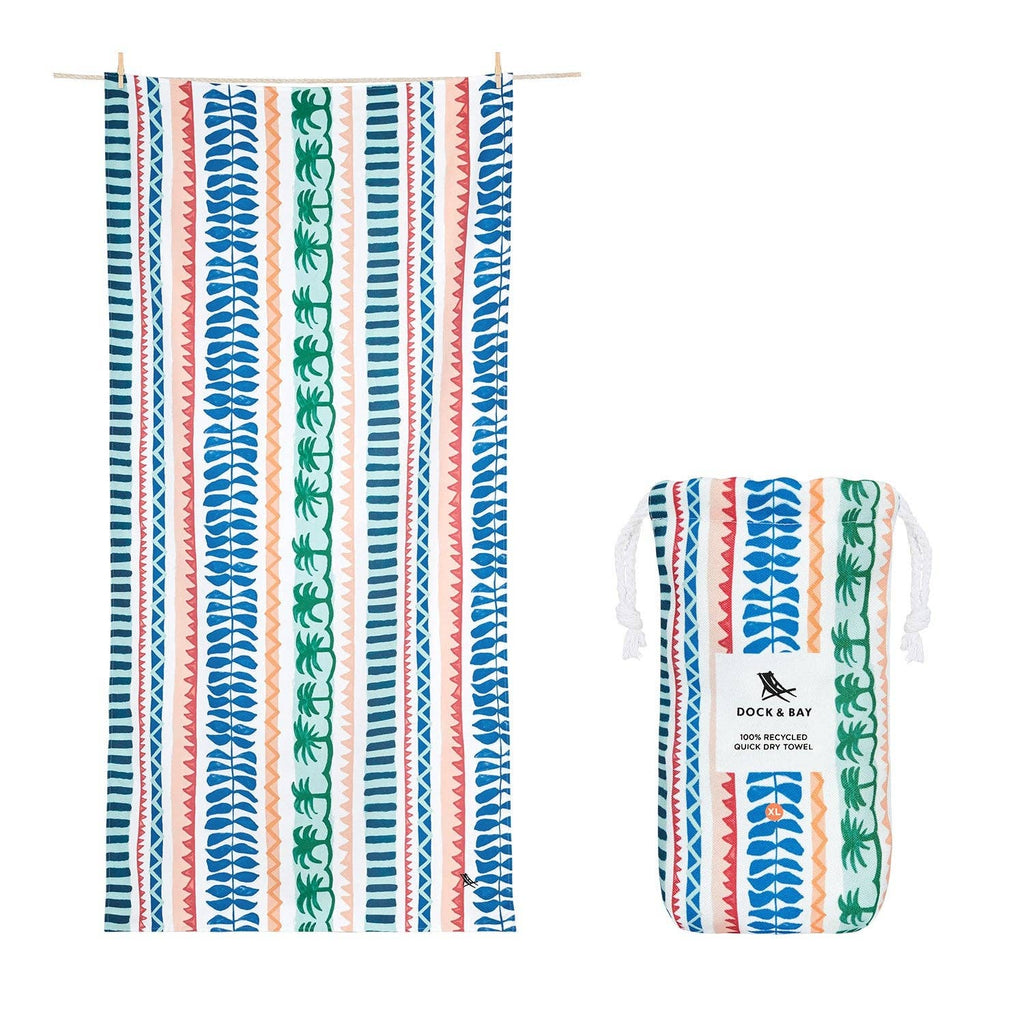 Dock & Bay UK - Dock & Bay Quick Dry Towels - Palm Beach: Extra Large (200x90cm)