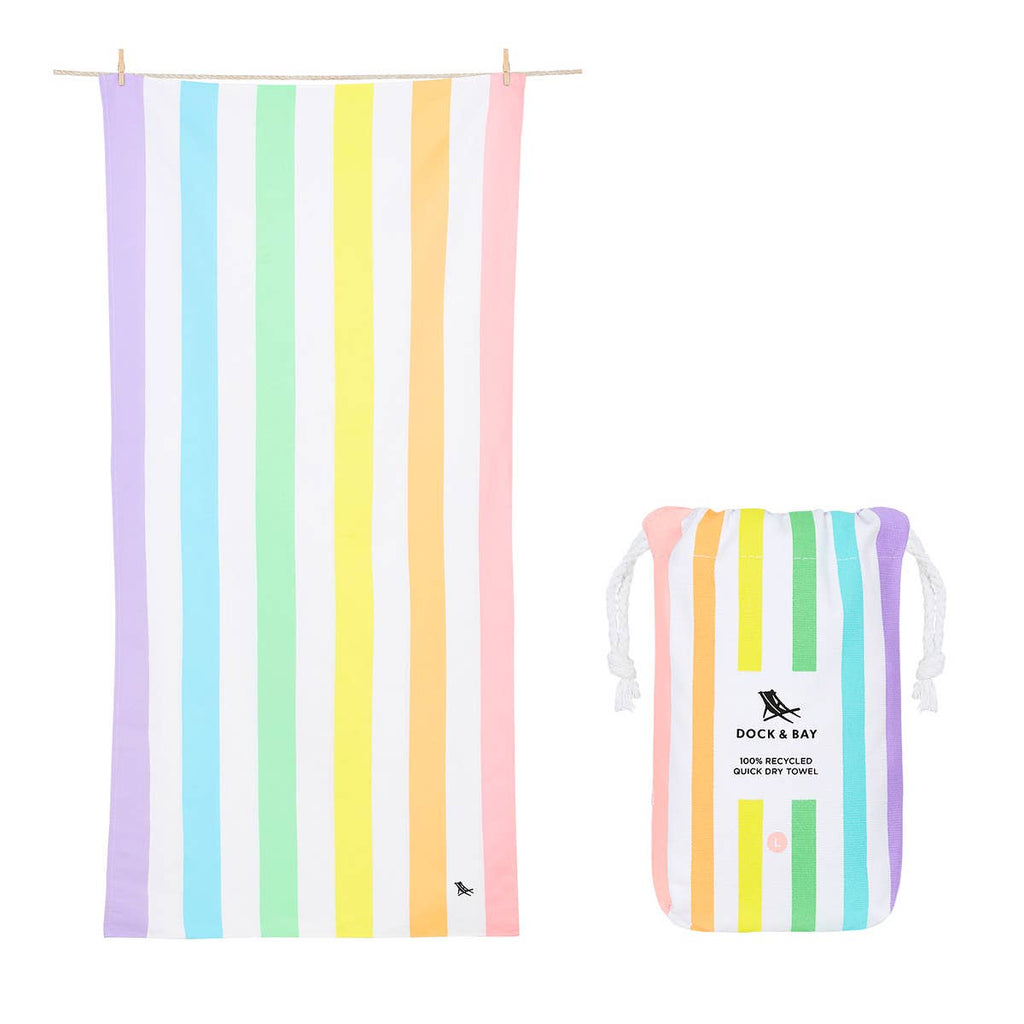 Dock & Bay Quick Dry Towels  - Unicorn Waves: Extra Large (78x35")