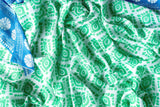 Ollie Burwell - Geo - Green | Voile | Hand Printed Sarong