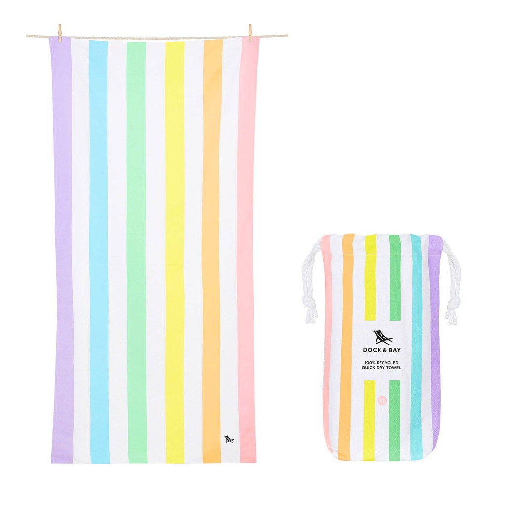 Dock & Bay Quick Dry Towels  - Unicorn Waves: Extra Large (78x35")