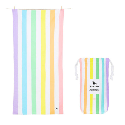 Dock & Bay Quick Dry Towels  - Unicorn Waves: Extra Large (78x35