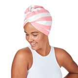 Dock & Bay UK - Dock & Bay Hair Wrap - Quick Dry Hair Towel - Malibu Pink: One Size Dock & Bay UK
