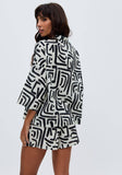 Raffya - Nicola Button Down Warhol Print Shirt In Multi: 10