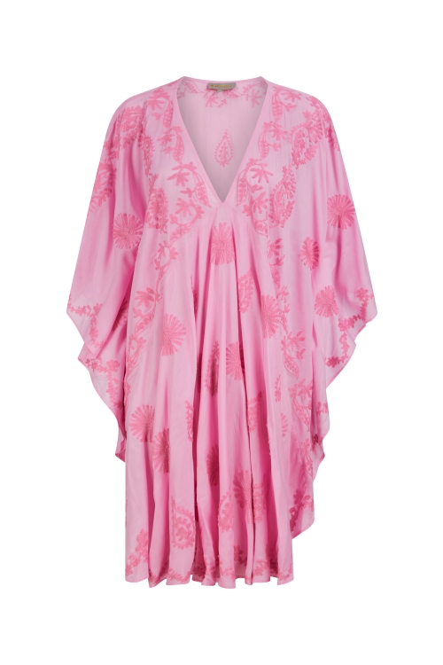 Pranella Ola Kaftan - Pink One Size Dress PRANELLA clothing cover up kaftan pranella resort wear