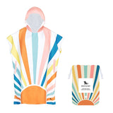 Dock & Bay UK - Rising Sun Hooded Towels for Adults Dock & Bay UK change robe dock & bay poncho quick dry towel